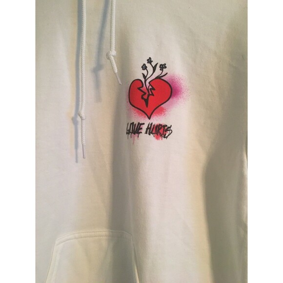 New Zumier Proper Gnar  Women's Size S White Pullover Hoodie Colorful Logo - Picture 2 of 8